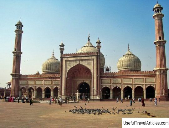 Mosque Jama Masjid description and photos - India: Delhi