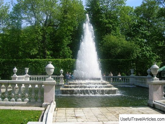 Fountain ”Pyramid” description and photos - Russia - St. Petersburg: Peterhof