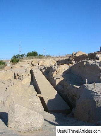 Stone quarries of Aswan description and photos - Egypt: Aswan