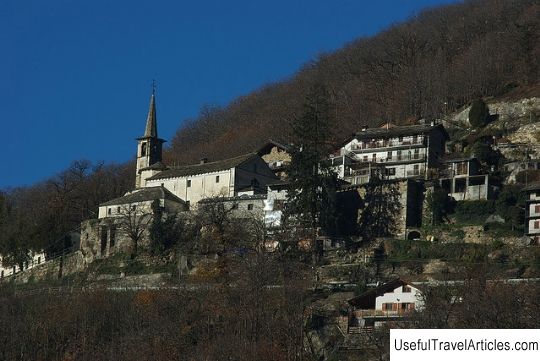 Temple of Madonna della Guardia (Santuario della Madonna della Guardia) description and photos - Italy: Val d'Aosta