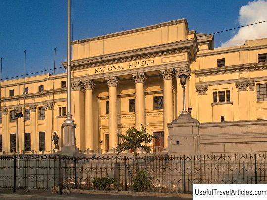 The National Museum of Philippines description and photos - Philippines: Manila