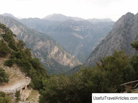 Samaria Gorge (Farangi Samaria) description and photos - Greece: Crete