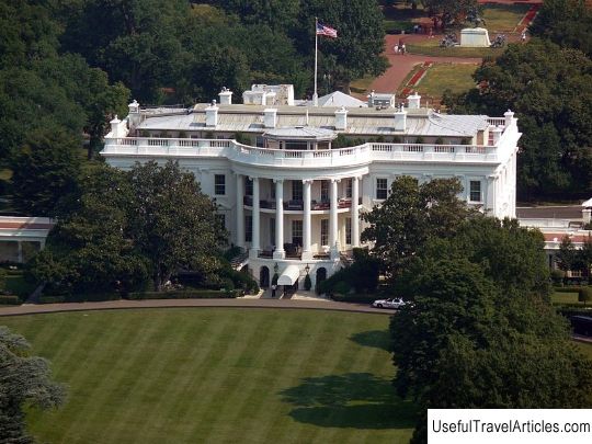 White House description and photo - USA: Washington