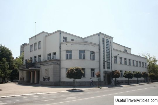 National Theater of the Republika Srpska (Narodno pozoriste) description and photos - Bosnia and Herzegovina: Banja Luka