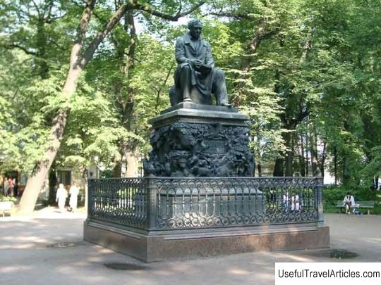 Monument to I. A. Krylov description and photo - Russia - St. Petersburg: St. Petersburg