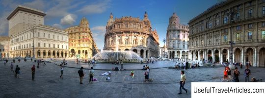 Piazza de Ferrari description and photos - Italy: Genoa