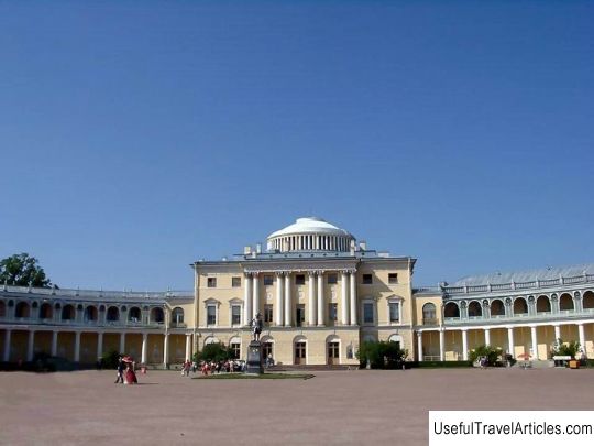 Pavlovsk Palace and Park description and photos - Russia - St. Petersburg: Pavlovsk