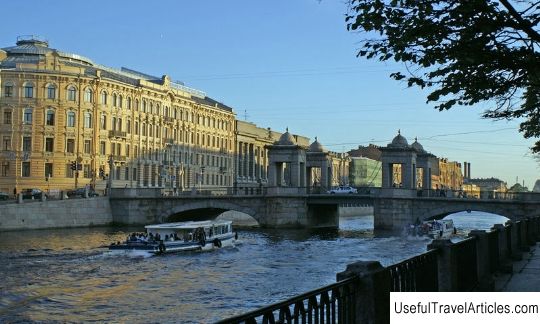 Lomonosov Bridge description and photo - Russia - Saint Petersburg: Saint Petersburg
