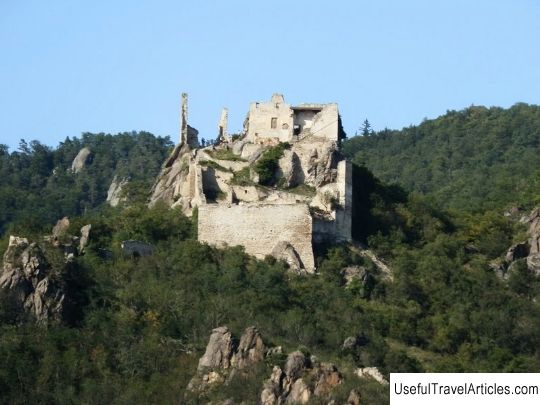 Ruins of the castle Durnstein (Burgruine Duernstein) description and photos - Austria: Lower Austria