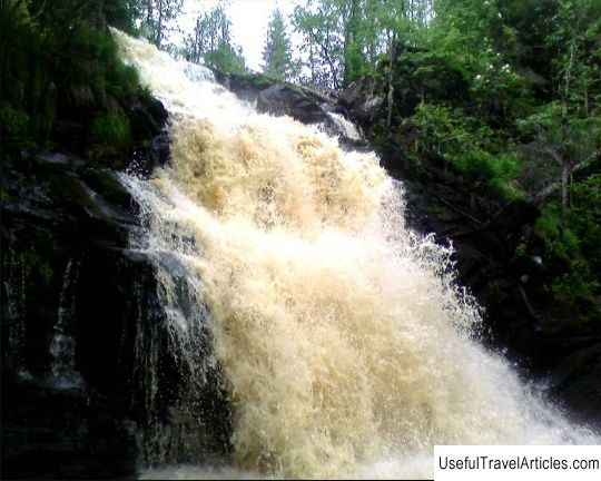 White bridges waterfall description and photos - Russia - Karelia: Pitkyaranta district