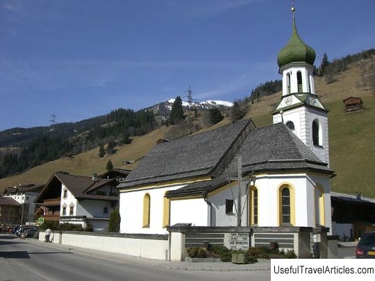Church of St. Leonard and Lambert (Pfarrkirche hll. Leonhard und Lambert) description and photos - Austria: Gerlos