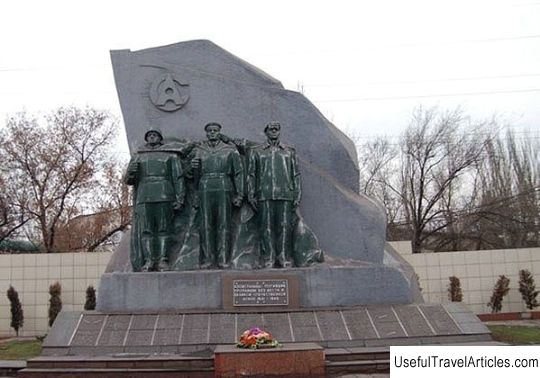 Monument to the fallen workers of ”Azovstal” description and photo - Ukraine: Mariupol