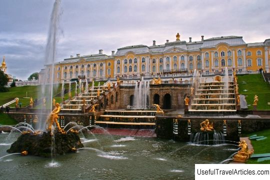 Grand Cascade description and photos - Russia - St. Petersburg: Peterhof
