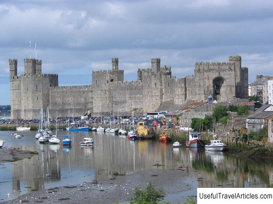 Caernarfon Castle description and photos - Great Britain: Wales