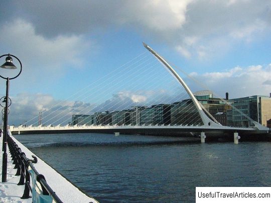 Samuel Beckett Bridge description and photos - Ireland: Dublin