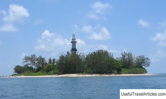 Lighthouse on the island of Sacrificios (Faro Isla de Sacrificios) description and photos - Mexico: Veracruz