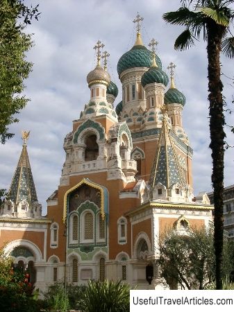 St. Nicholas Cathedral (La Cathedrale orthodoxe russe Saint-Nicolas) description and photos - France: Nice