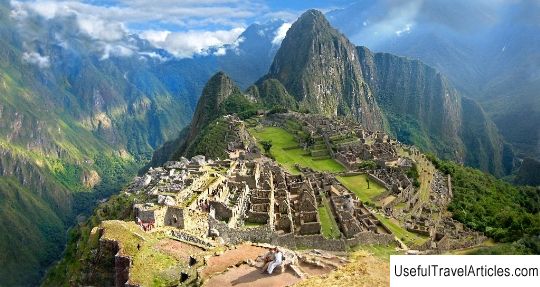 Ruins of the ancient city of Machu Picchu description and photos - Peru: Machu Picchu