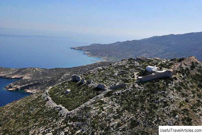 Ruins of the fortress Paleokastro (Paleokastro) description and photos - Greece: Ios Island