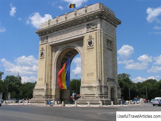 Arc de Triomphe (Arcul de Triumf) description and photos - Romania: Bucharest