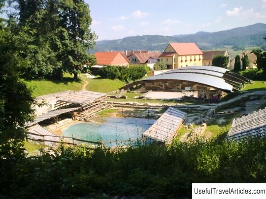 Roman Baths (Ostaci rimskih termi Aquae Iasae) description and photos - Croatia: Varazdinske Toplice