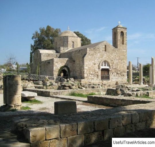 Church of Chrysopolitissa and Column of St. Paul (Agia Kyriaki Chrysopolitissa) description and photos - Cyprus: Paphos