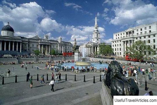Trafalgar Square description and photos - Great Britain: London