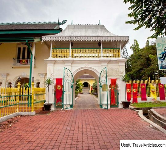 Sultan Museum (Royal Kedah Museum) description and photos - Malaysia: Alor Setar