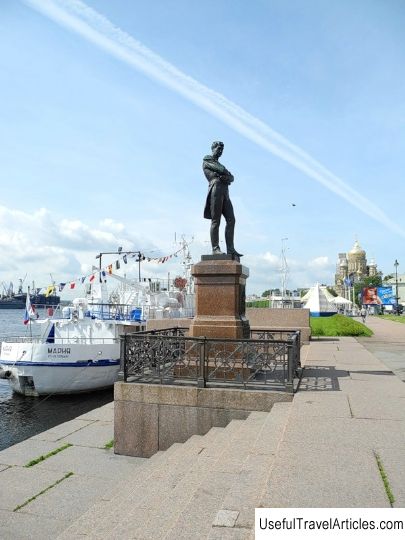Monument to I. F. Kruzenshternu description and photo - Russia - Saint Petersburg: Saint Petersburg