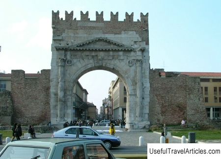 Arch of Augustus (Augustus Arch) description and photos - Italy: Rimini