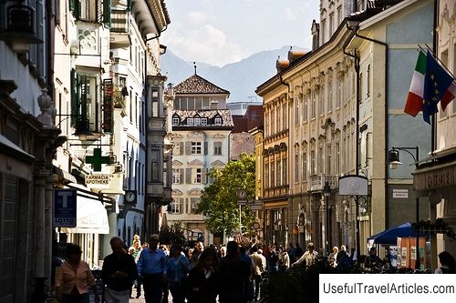 Street Mustergasse description and photos - Italy: Bolzano