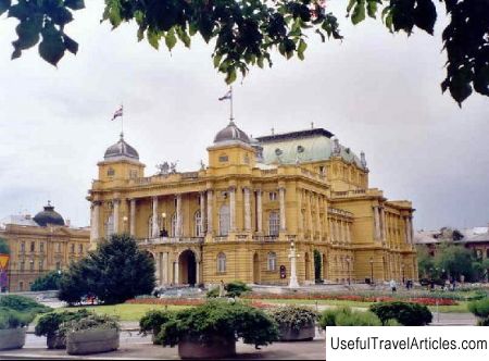 National Theater (Hrvatsko narodno kazaliste) description and photos - Croatia: Zagreb
