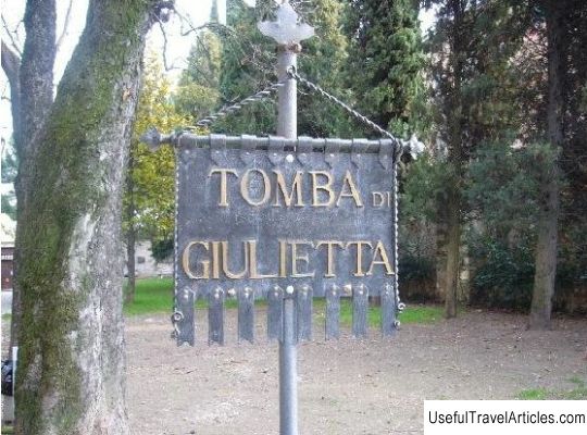 Tomb of Juliet (Tomba di Giulietta) description and photos - Italy: Verona