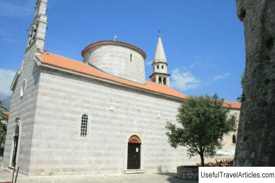 Church of the Holy Trinity (Crkva Svete Trojice) description and photos - Montenegro: Budva
