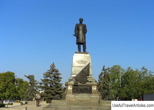 Monument to Admiral P. Nakhimov description and photo - Crimea: Sevastopol