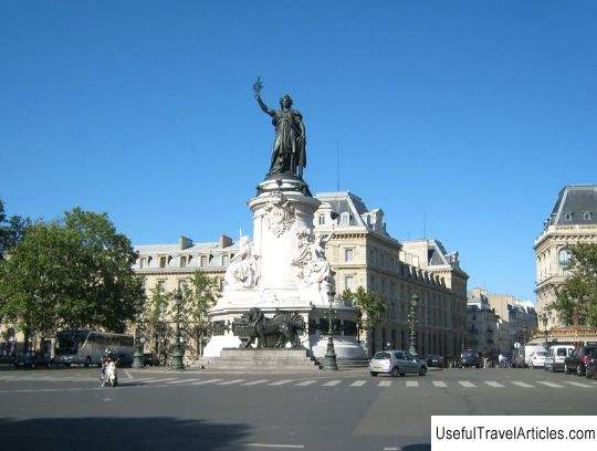 Place de la Republique description and photos - France: Paris