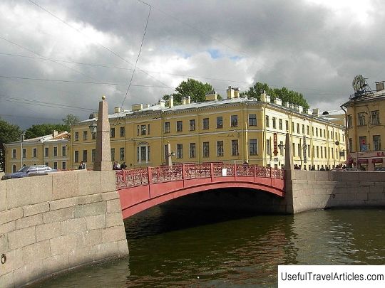 Red Bridge description and photo - Russia - Saint Petersburg: Saint Petersburg