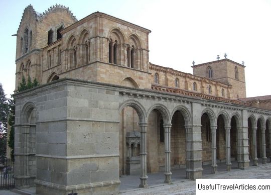 Basilica of St. Vincent (Basilica de San Vicente) description and photos - Spain: Avila