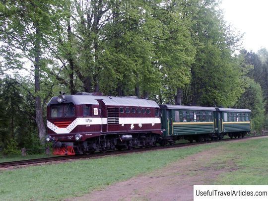 Narrow Gauge Railroad Banitis description and photos - Latvia: Aluksne
