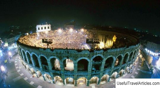 Verona amphitheater (Arena di Verona) description and photos - Italy: Verona