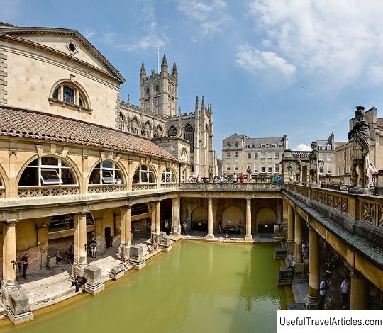 Roman baths description and photos - Great Britain: Bath