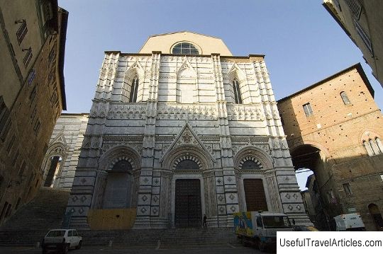 Baptistery of San Giovanni (Battistero di San Giovanni) description and photos - Italy: Siena
