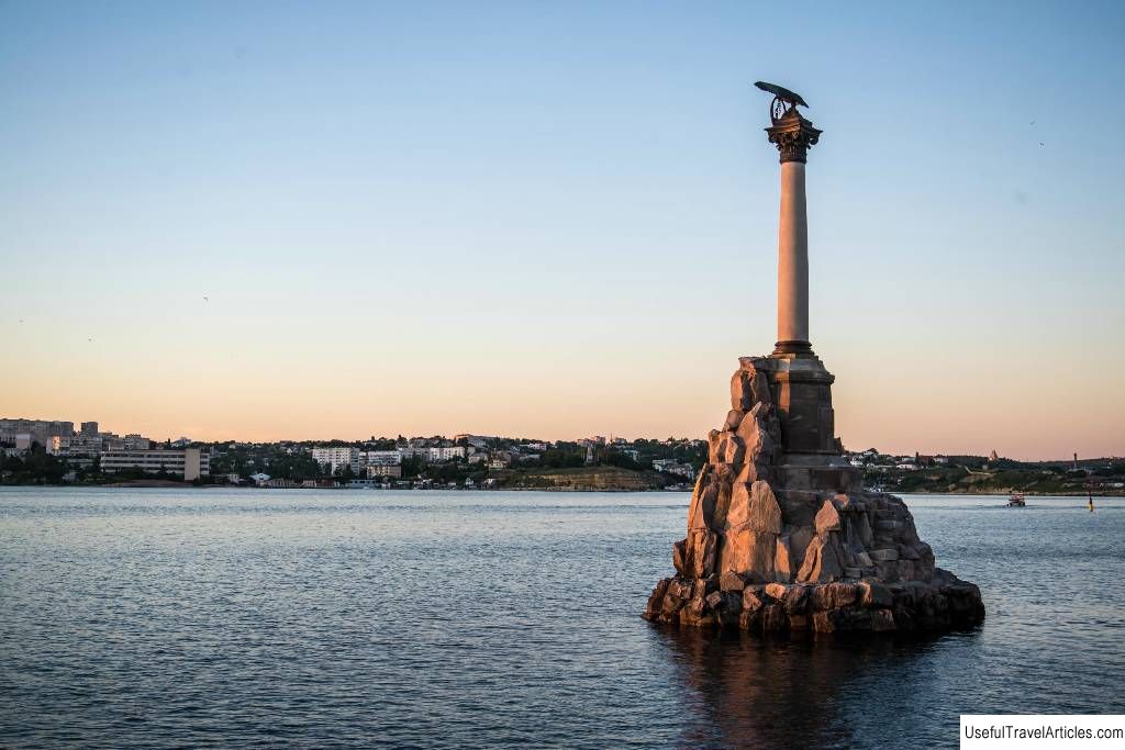 Monument to the sunken ships description and photos - Crimea: Sevastopol