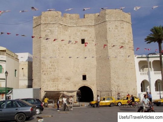 Skifa el Kahla gate description and photos - Tunisia: Mahdia