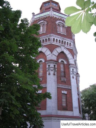 Old water tower description and photo - Ukraine: Mariupol