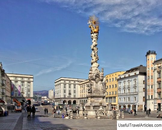 Holy Trinity Column (Dreifaltigkeitssaeule) description and photos - Austria: Linz