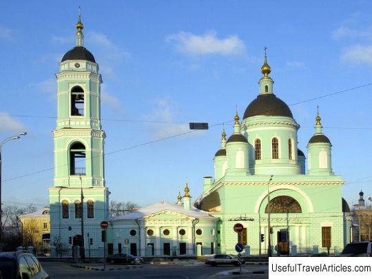 Church of St. Sergius of Radonezh in Rogozhskaya Sloboda description and photos - Russia - Moscow: Moscow