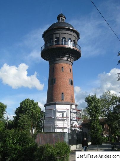 Water tower description and photo - Russia - Baltic: Zelenogradsk