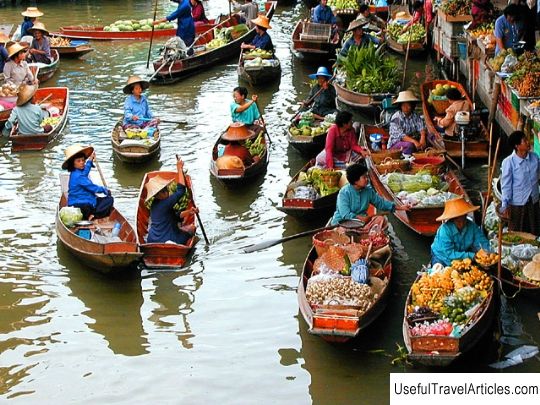 Floating markets description and photos - Thailand: Bangkok