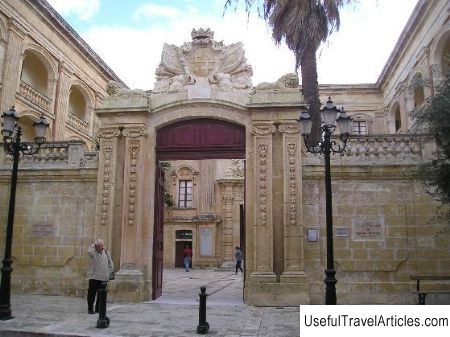 Vilhena Palace description and photos - Malta: Mdina